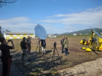 Κινηματογράφηση στην Αερολέσχη Αγρινίου για την Νέα Εκπομπή της ΕΤ3 "24 Ωρες στην Ελλάδα" (Φωτο)